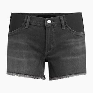 Joe’s Jeans Maternity 4” inch faded black cutoff shorts size 27